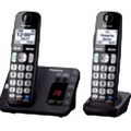 Panasonic  2 Handset Expandable Cordless Phone w/Large Keypad